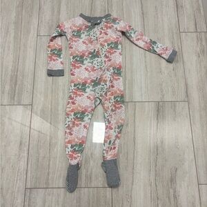 Burt's Bees Baby Tossed Succulent Footed Coverall Organic Cotton One Piece 24M